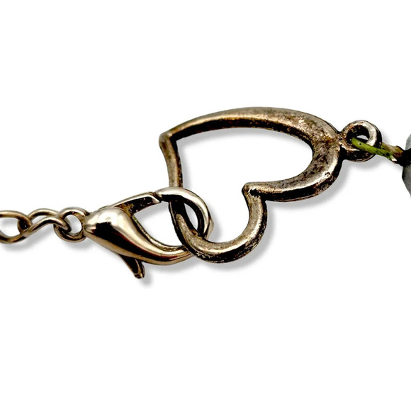 22" Pink Wedding Cake Embossed Enamel Beaded Statement Necklace Watermelon Beads - Picture 11 of 12